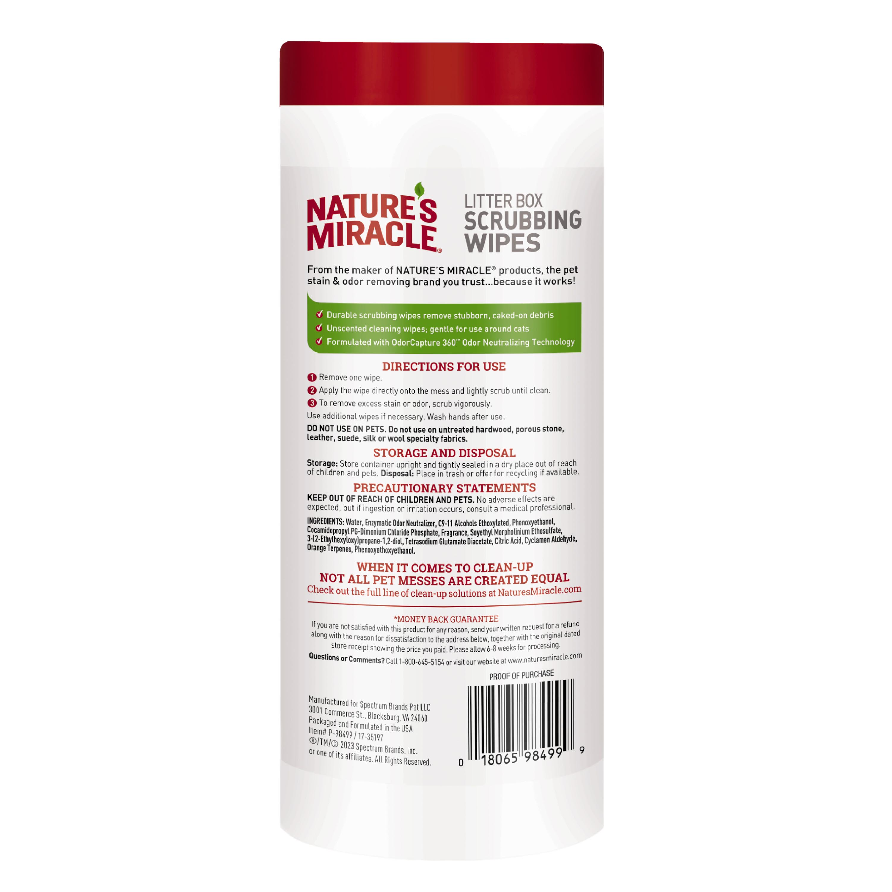 Nature's sales miracle wipes